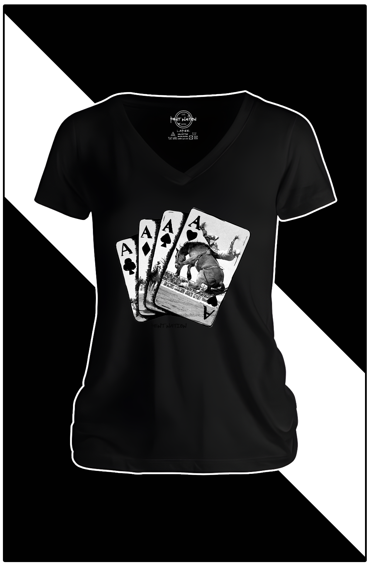 Ace Of Rodeo Women's V-Neck