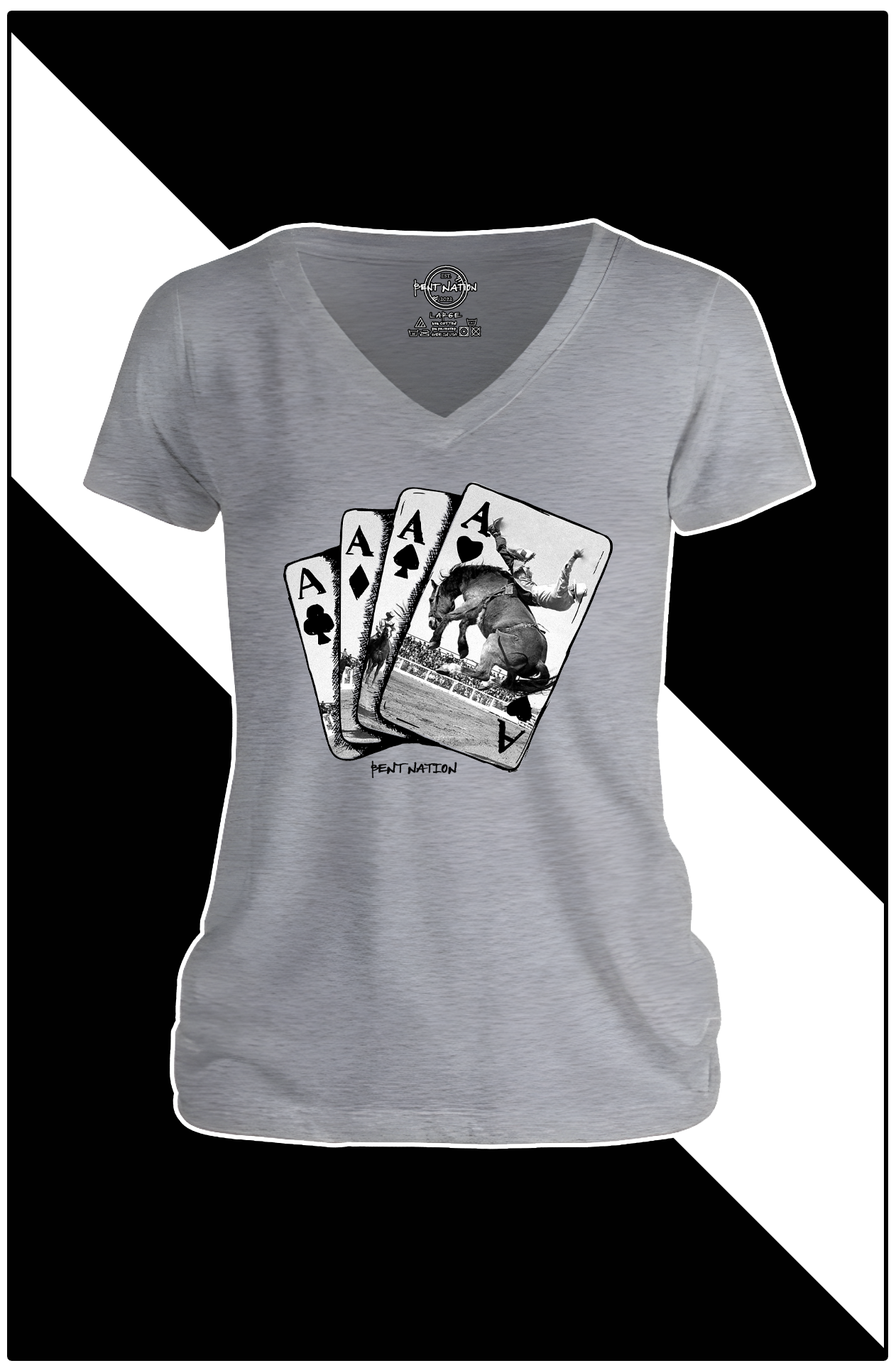Ace Of Rodeo Women's V-Neck