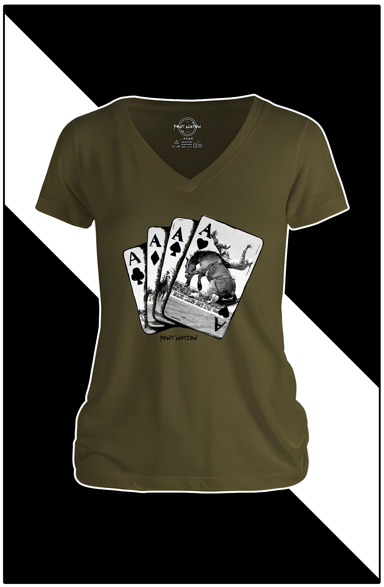 Ace Of Rodeo Women's V-Neck