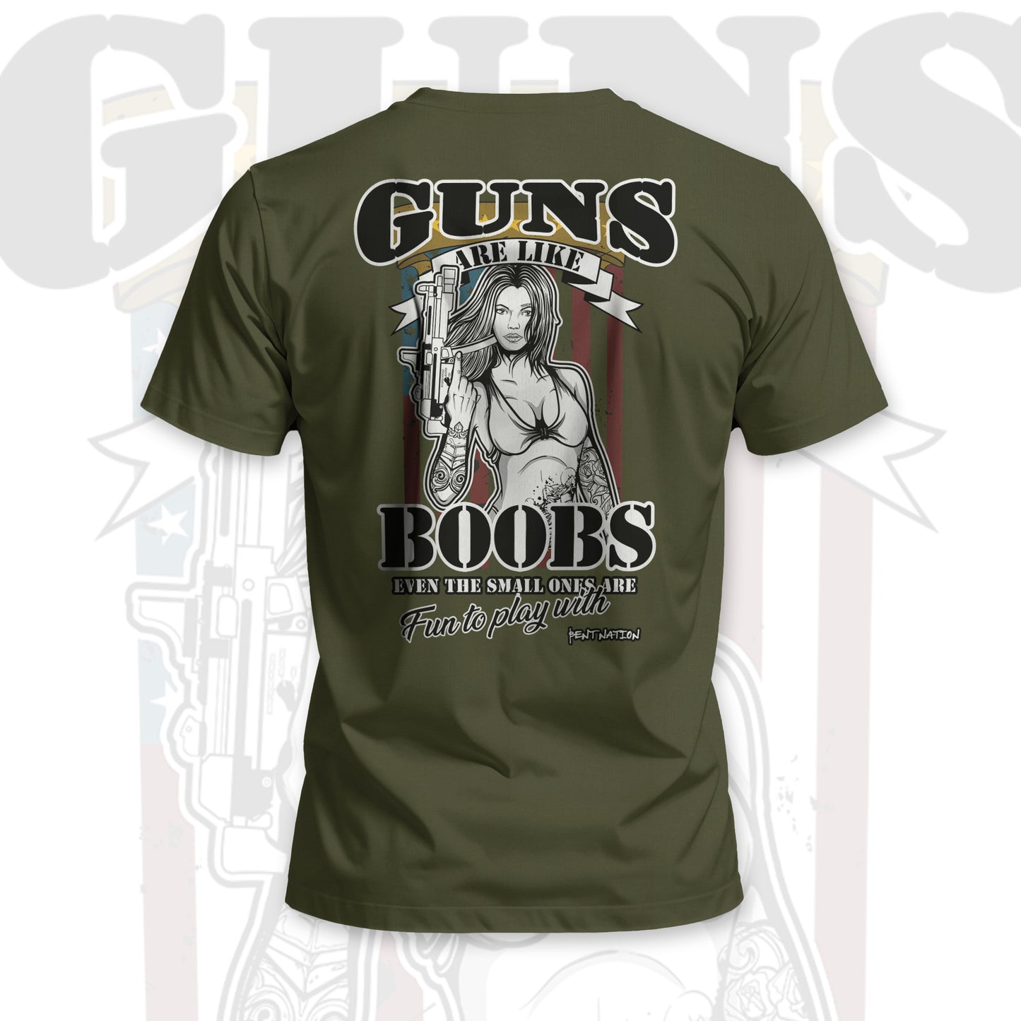 Guns Are Like Boobs Men's T-Shirt