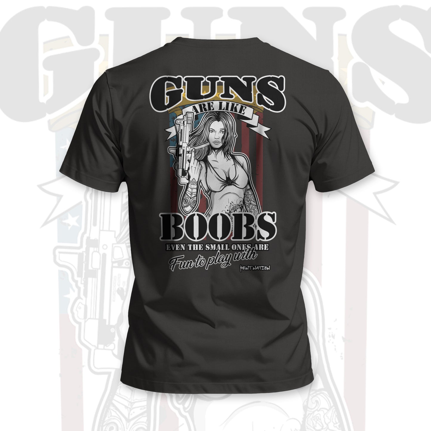 Guns Are Like Boobs Men's T-Shirt