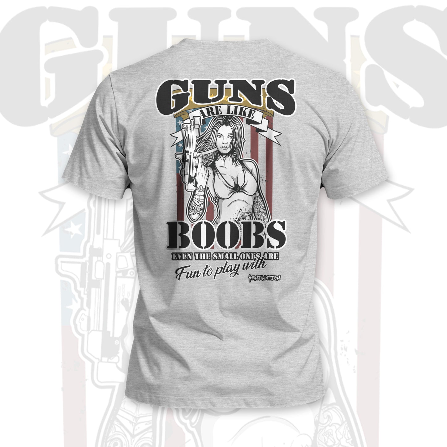 Guns Are Like Boobs Men's T-Shirt