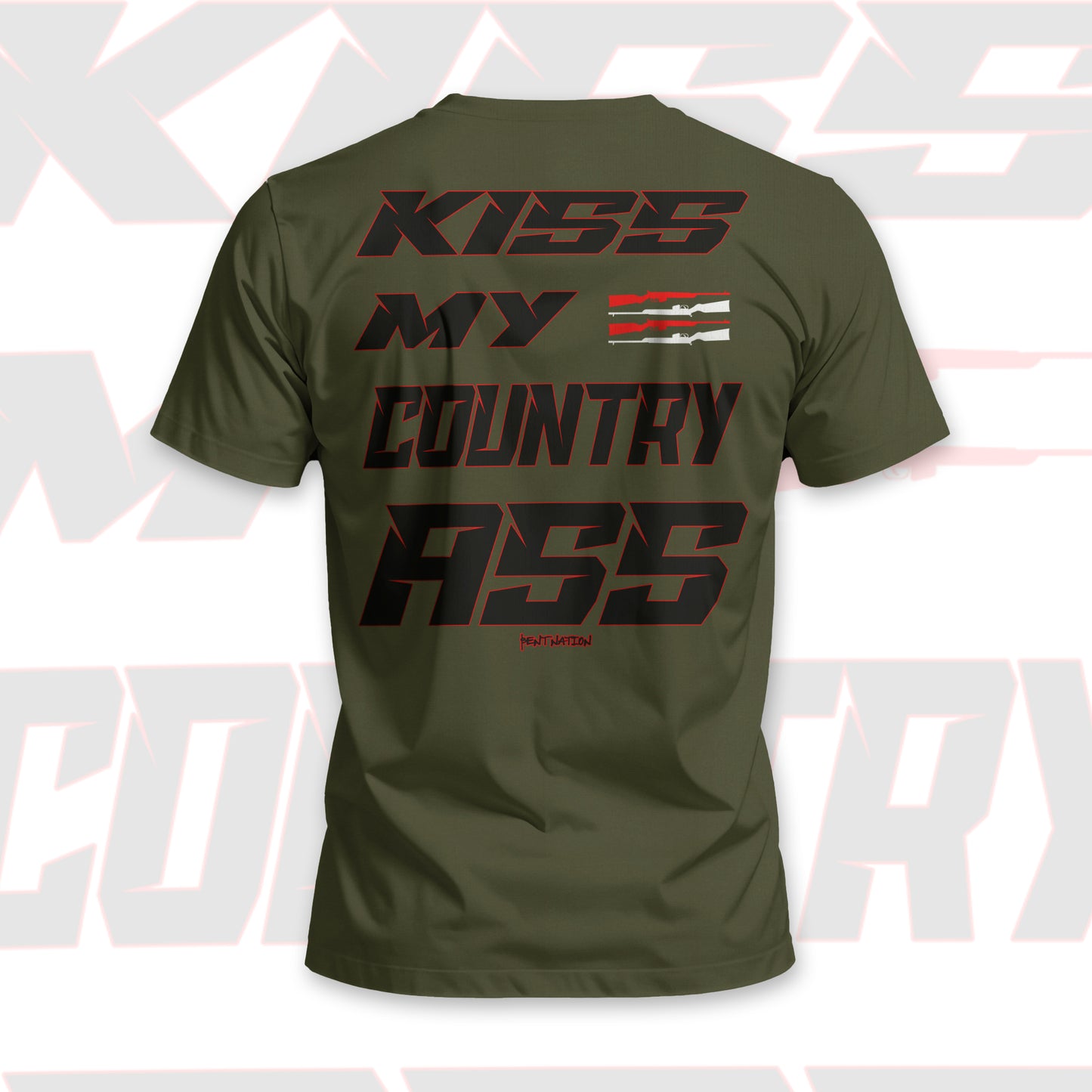 Kiss My Country Ass Men's T-Shirt