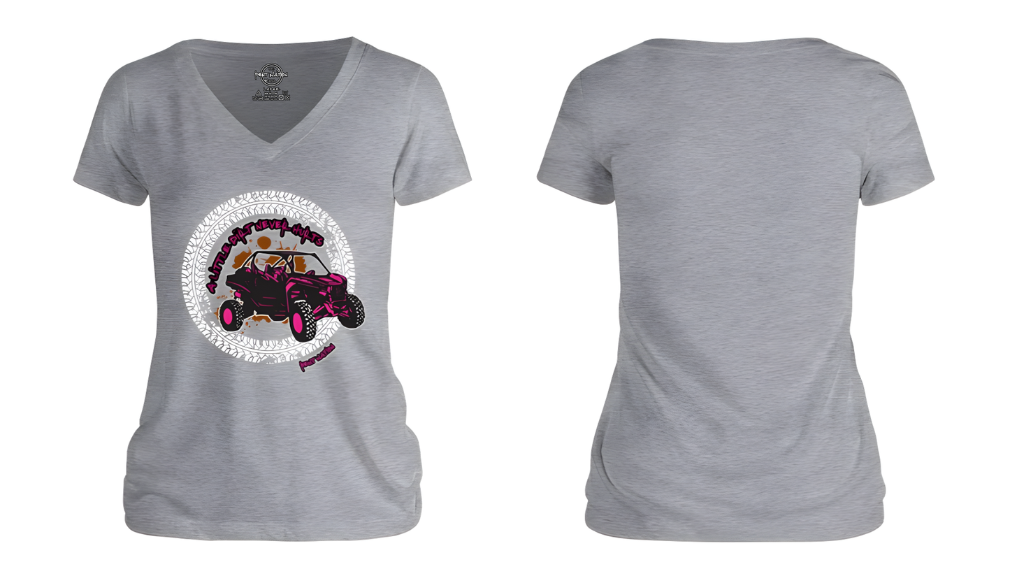 A Little Dirt Never Hurts Women's V-Neck