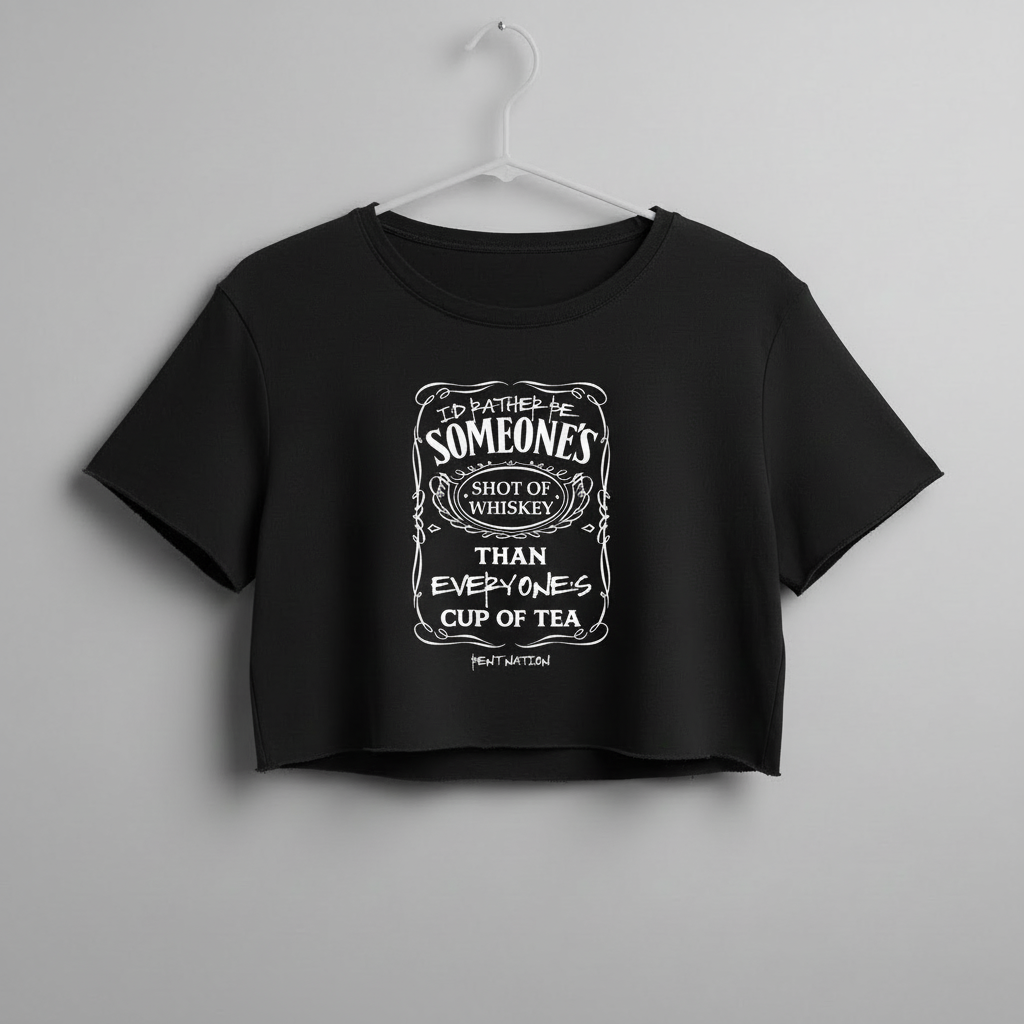 Shot Of Whiskey Women's Crop Top
