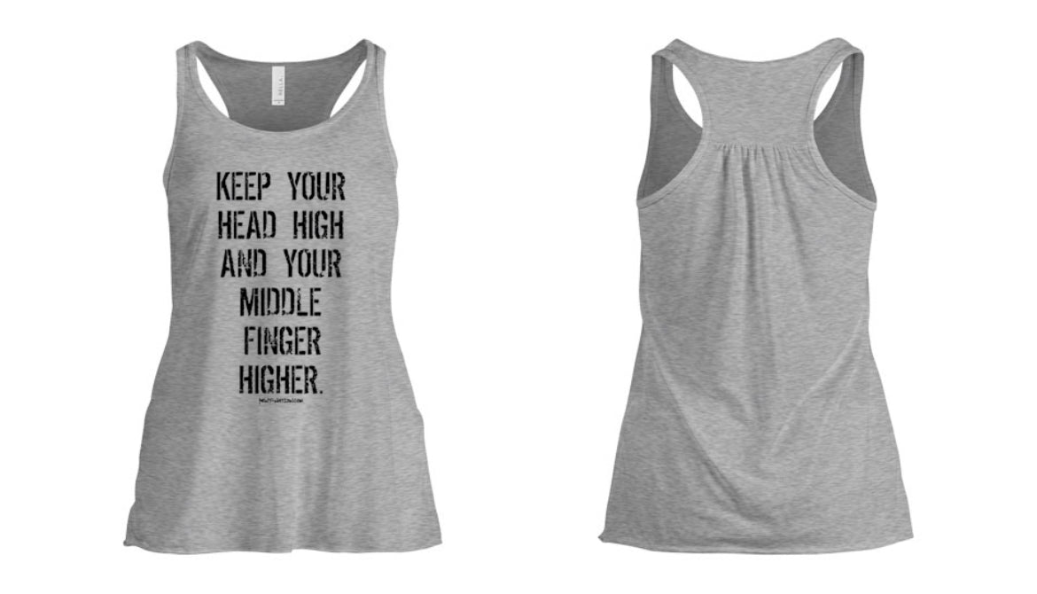Head High and Middle Finger Higher Women's Tank Top