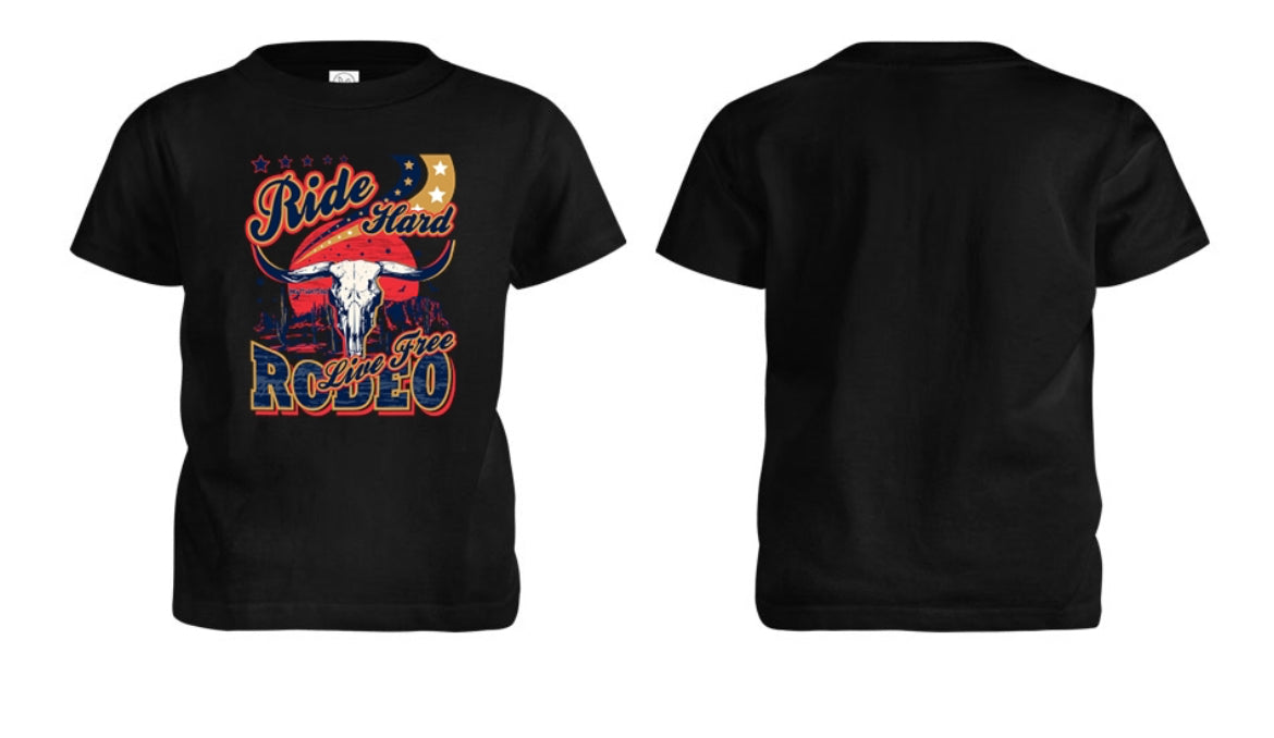 Ride Hard... Live Free Rodeo Toddler T-Shirt