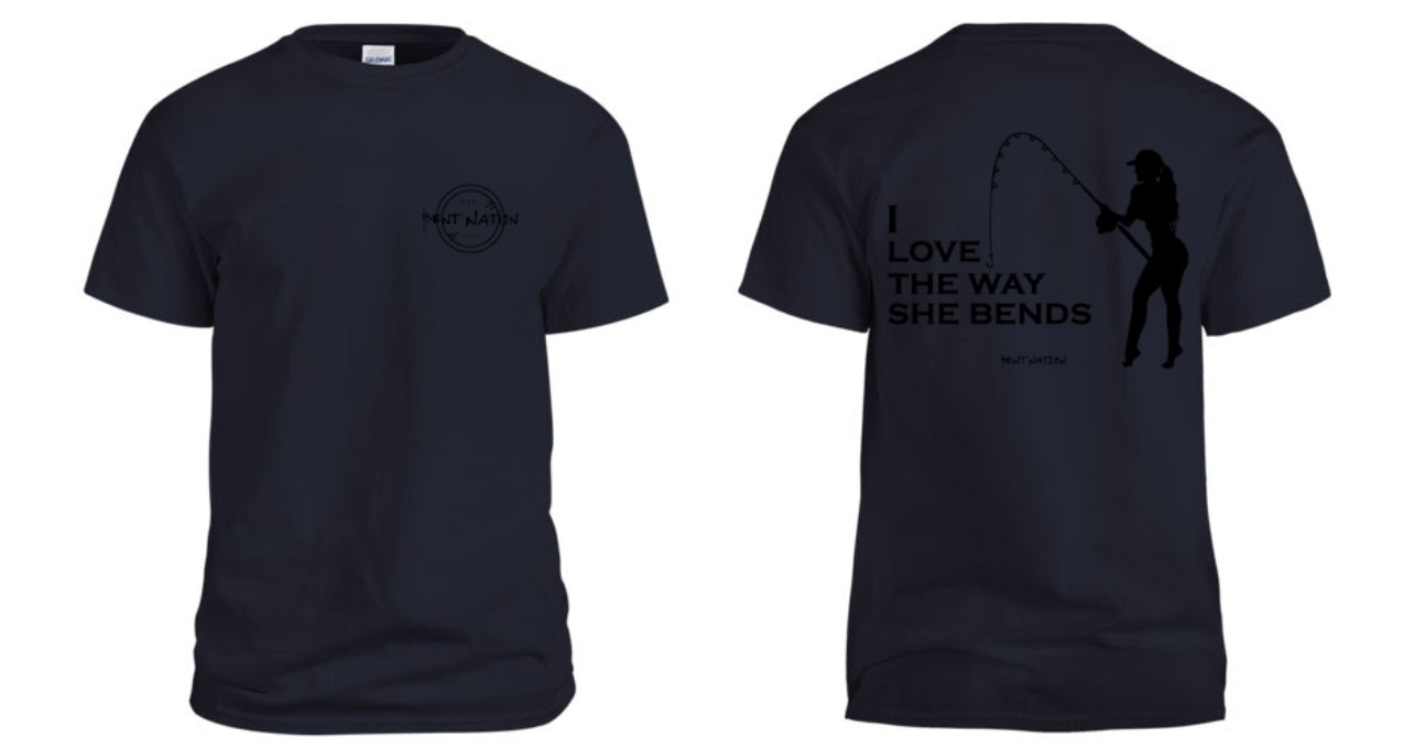 I Love The Way She Bends Men's T-Shirt