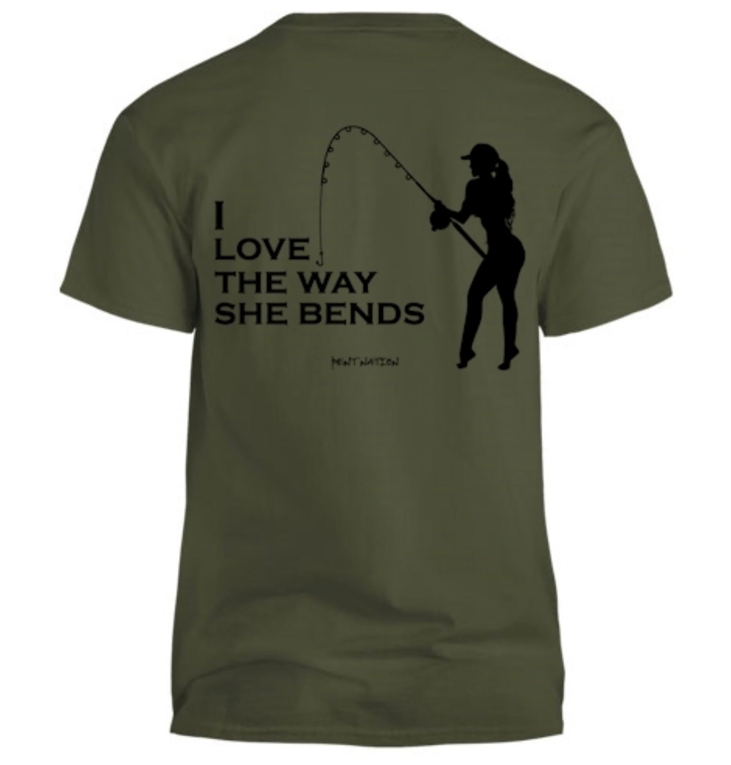 I Love The Way She Bends Men's T-Shirt