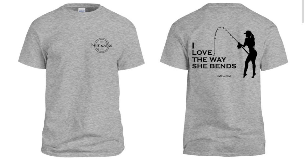 I Love The Way She Bends Men's T-Shirt