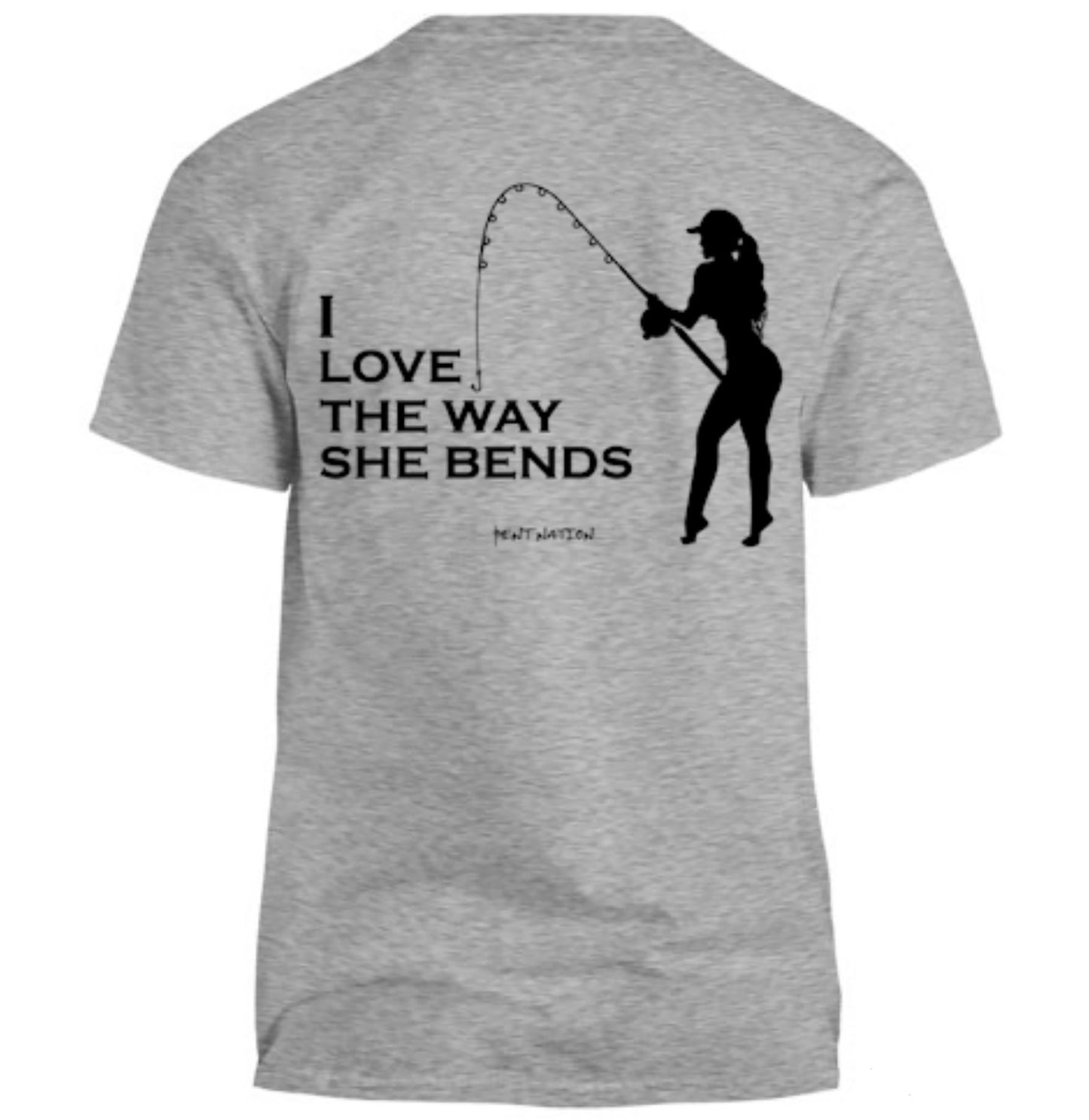 I Love The Way She Bends Men's T-Shirt