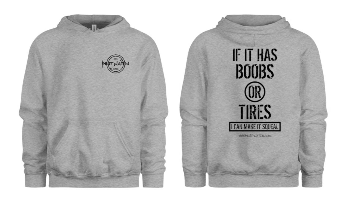Boobs Or Tires Men's Hoodie