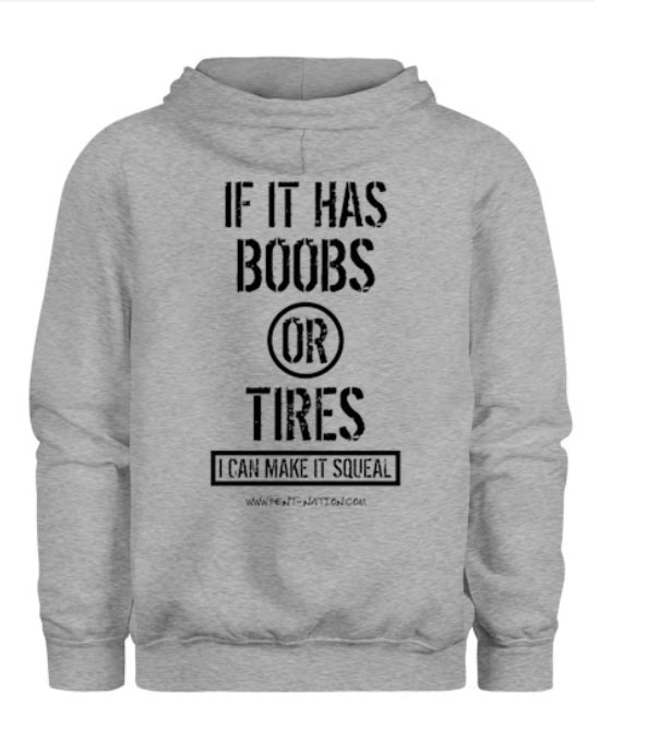 Boobs Or Tires Men's Hoodie