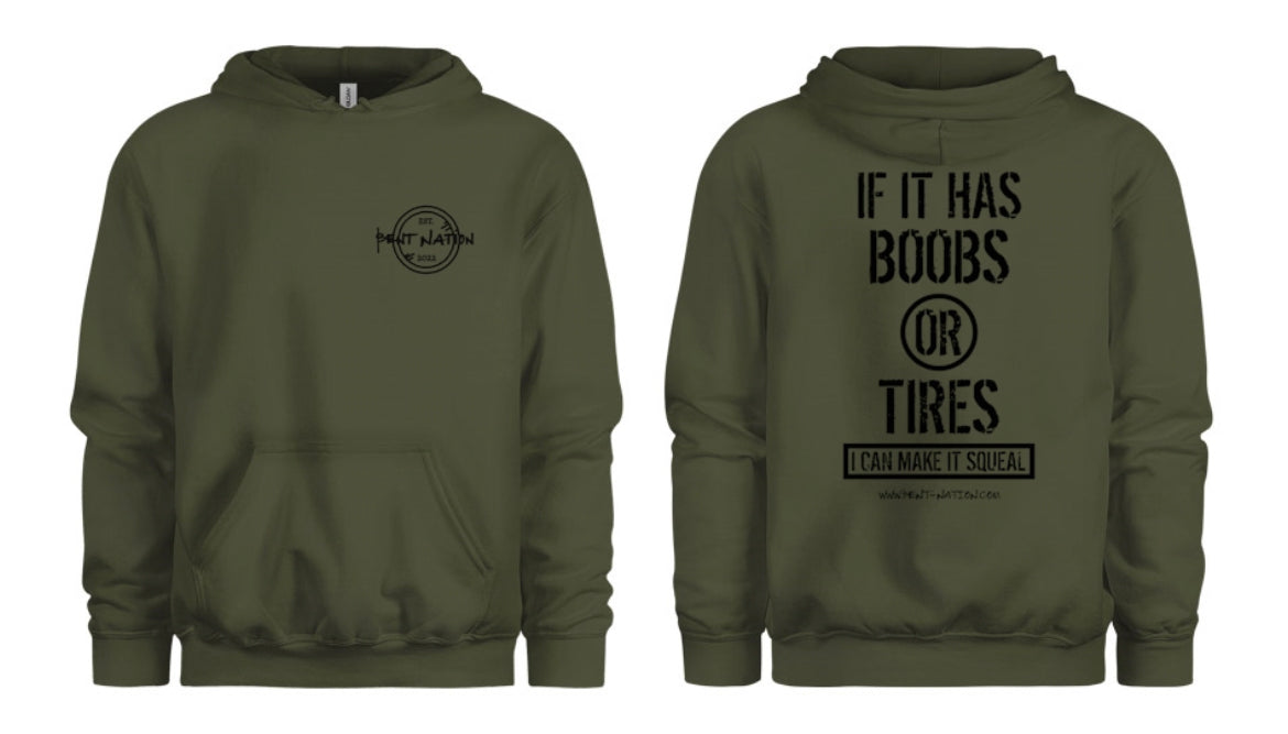 Boobs Or Tires Men's Hoodie