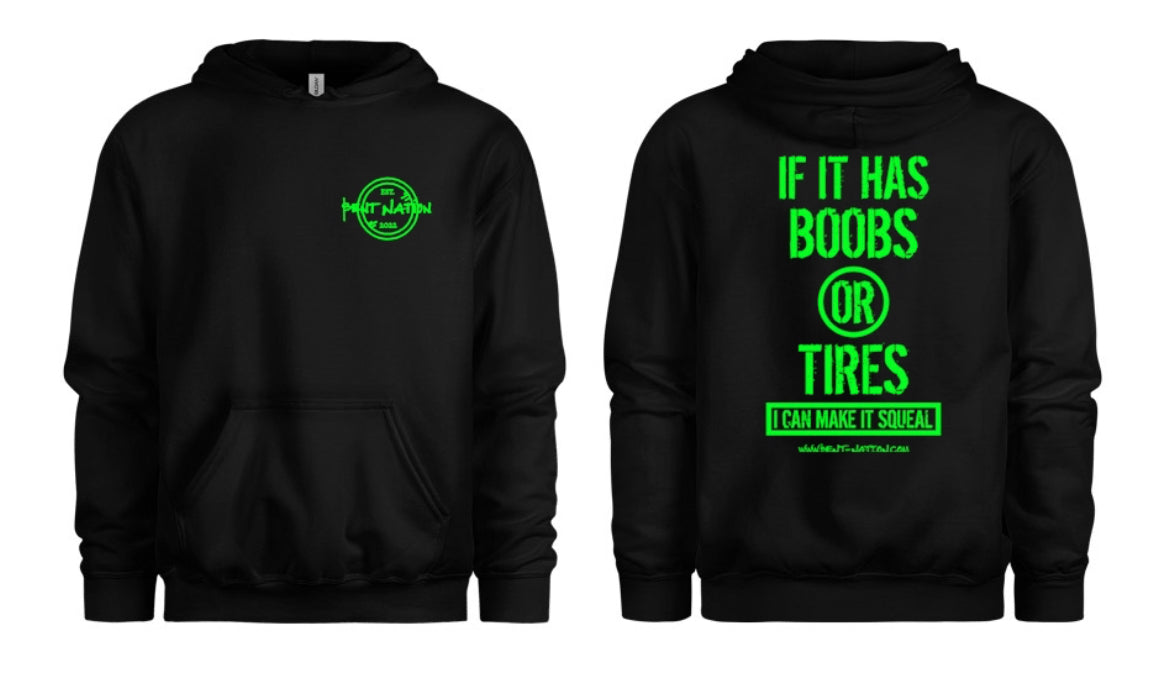 Boobs Or Tires Men's Hoodie
