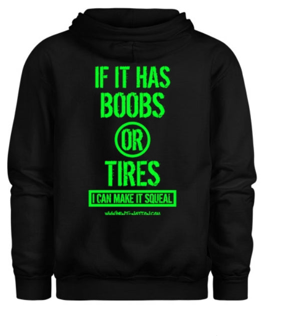 Boobs Or Tires Men's Hoodie