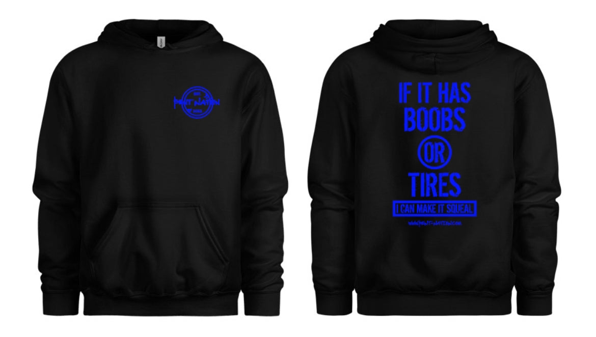 Boobs Or Tires Men's Hoodie