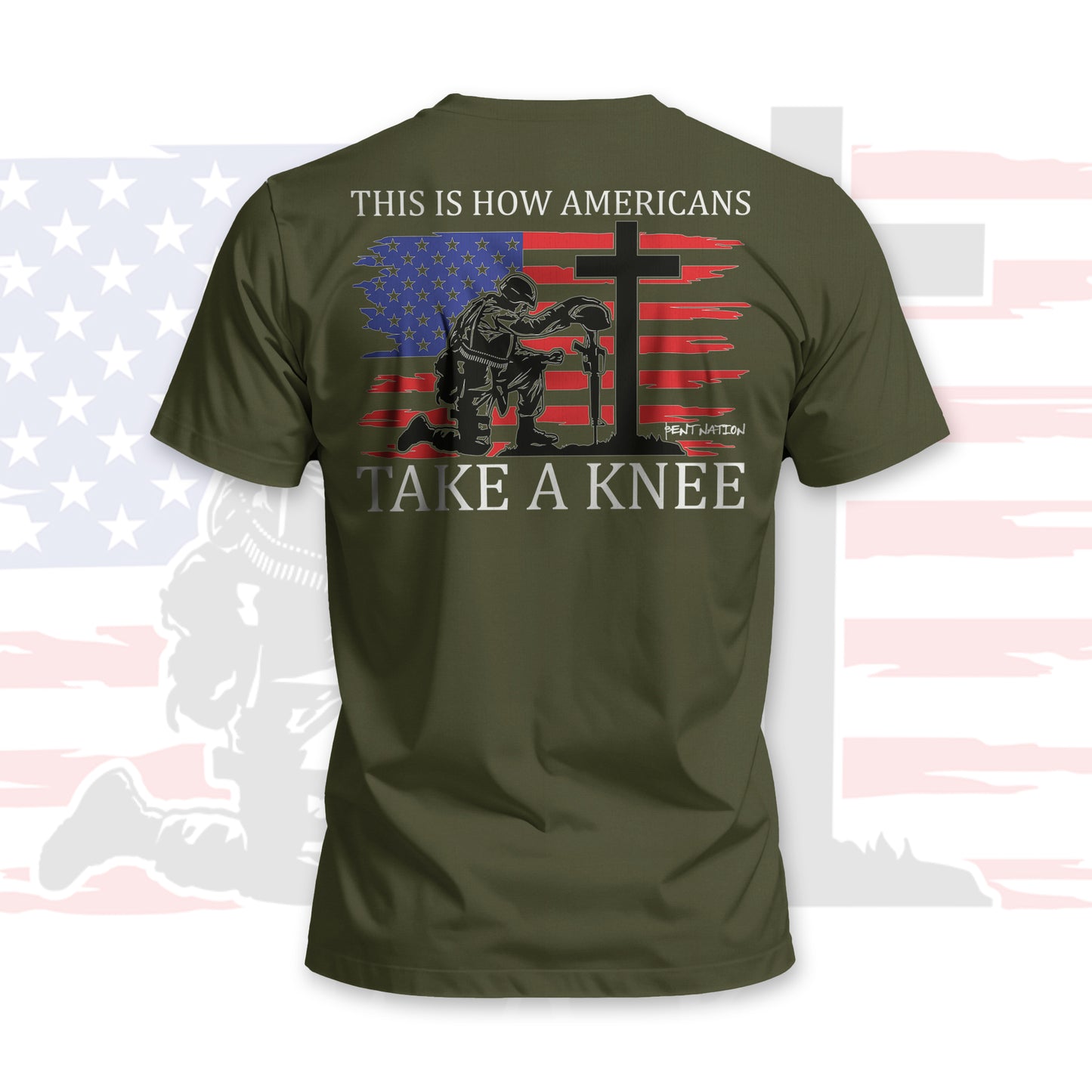 This Is How Americans Take A Knee Men's T-Shirt