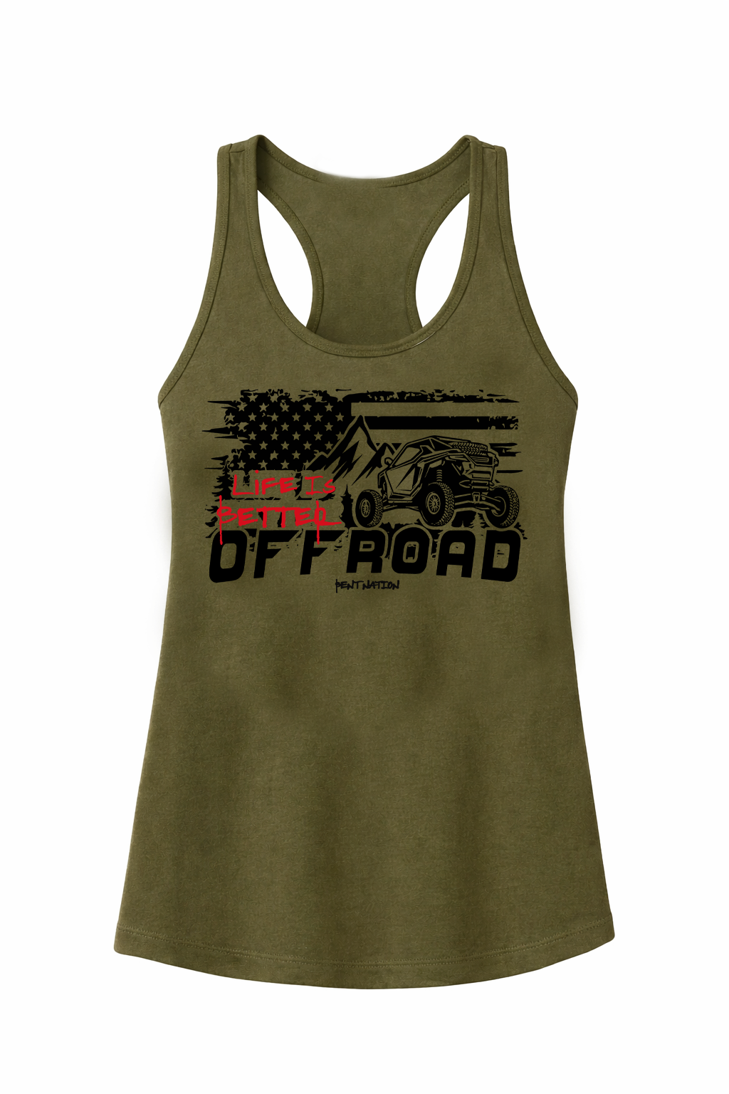 Life Is Better Off Road Women's Tank Top
