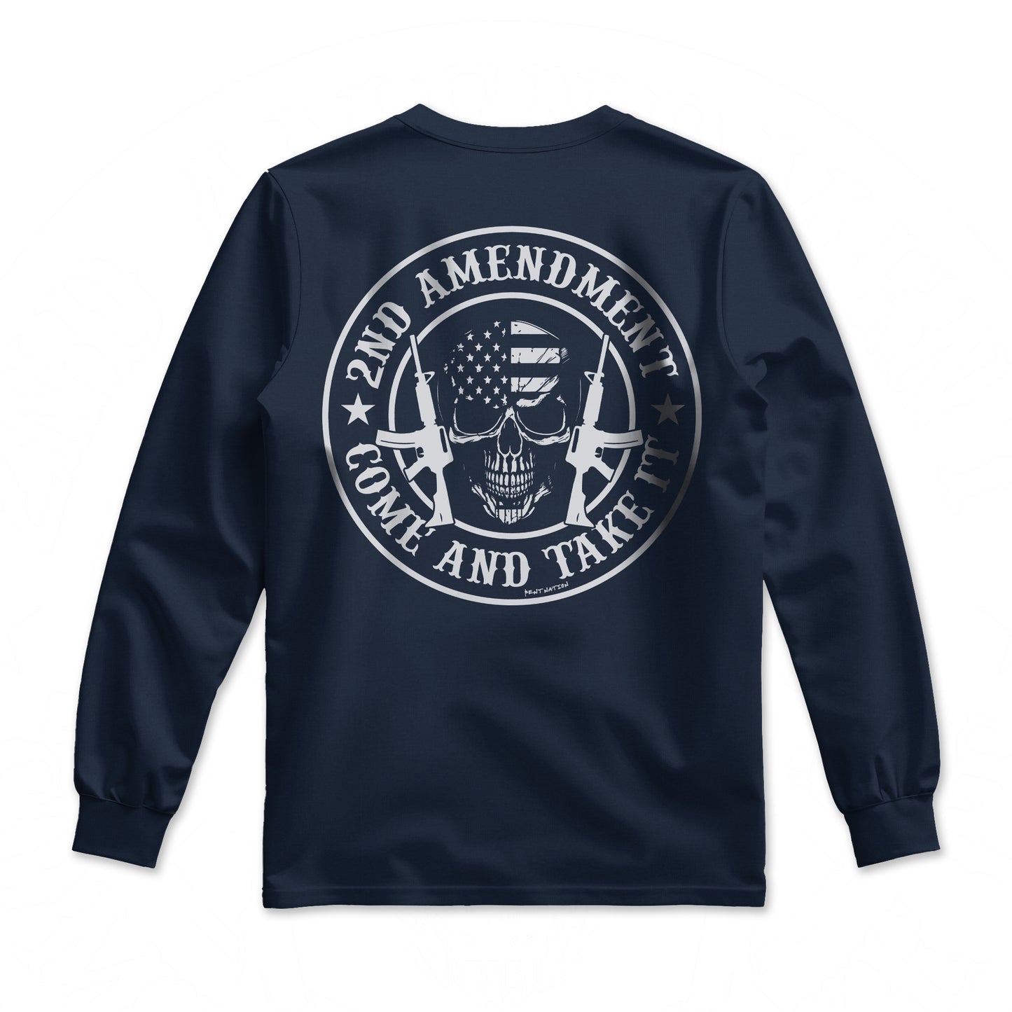 2nd Amendment Come And Take It Men's Long Sleeve Shirt