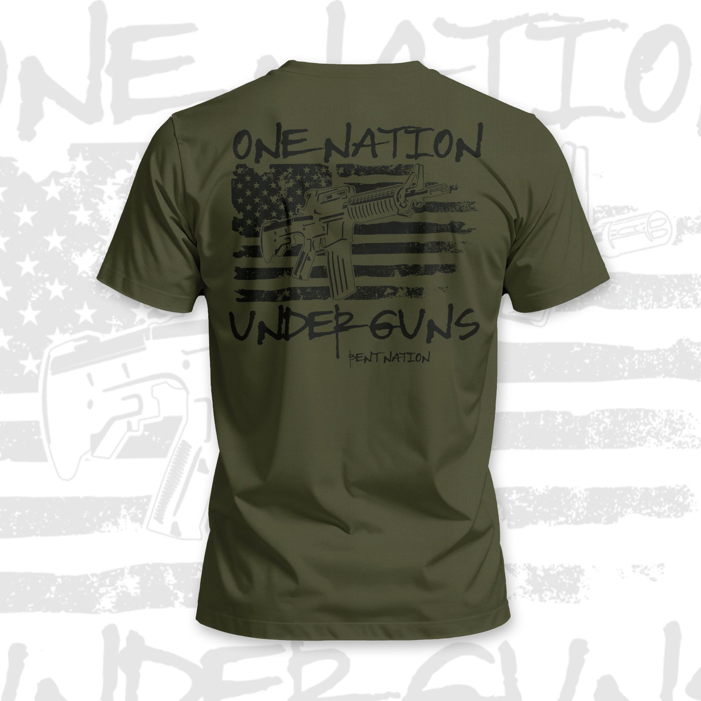 One Nation Under Guns Men's T-Shirt