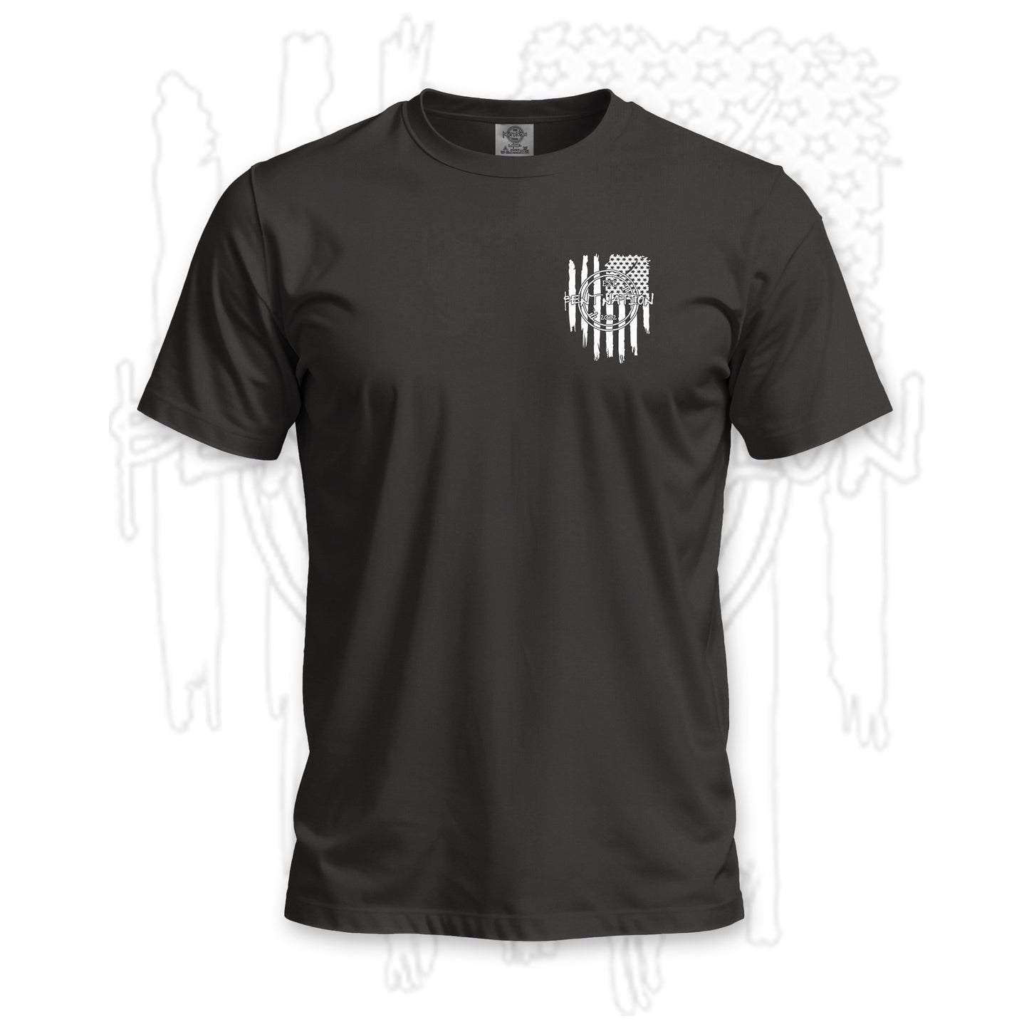 We The People — Distressed Flag Tee