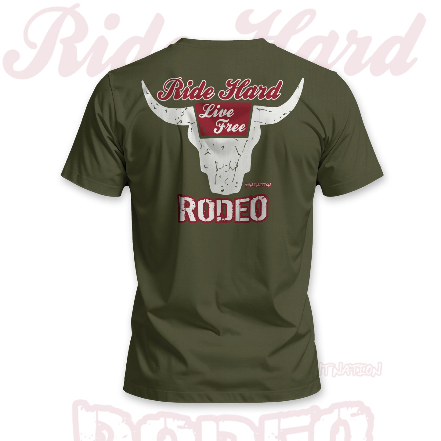 Ride Hard...Live Free Men's T-Shirt