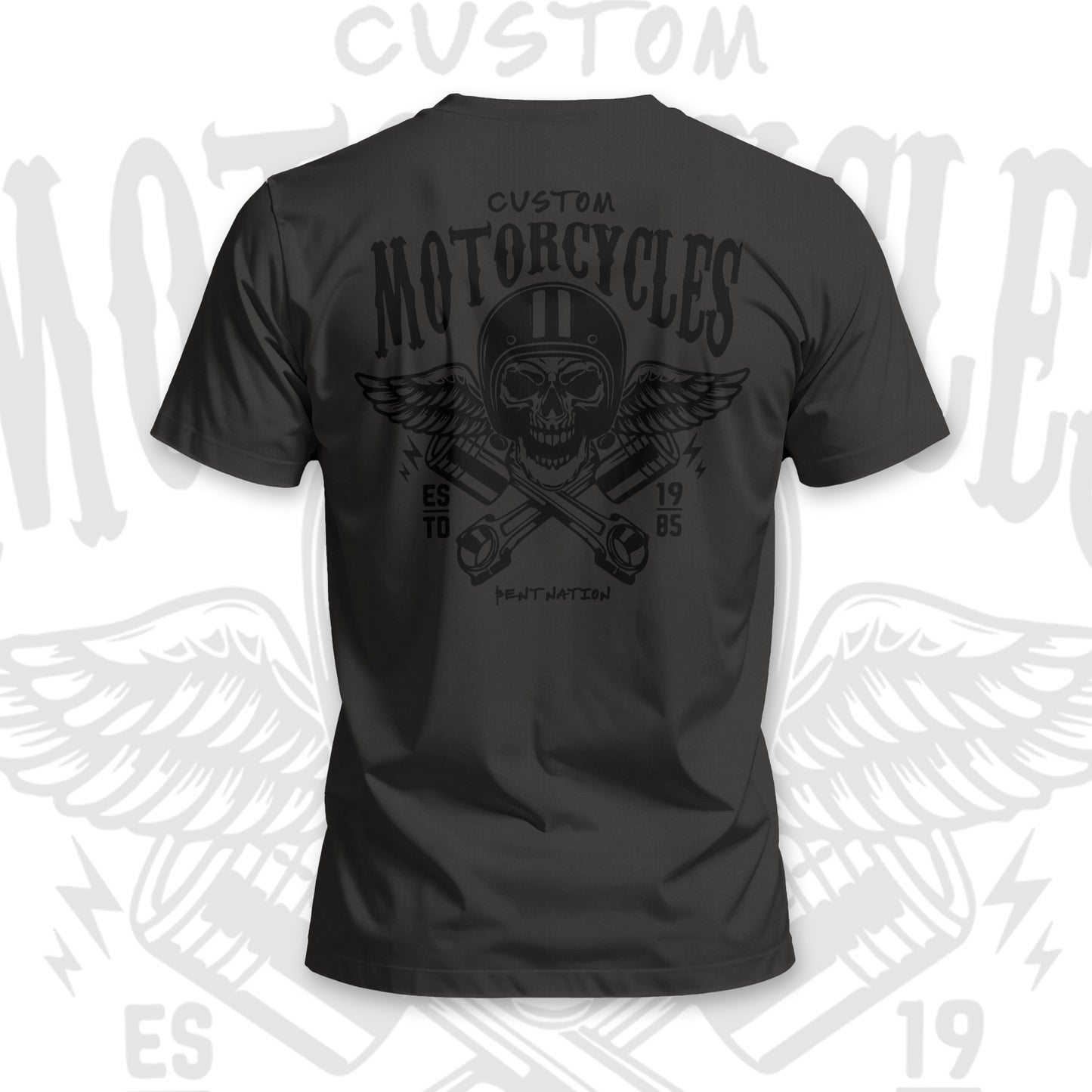 Custom Motorcycles Short Sleeve Men's T-Shirt