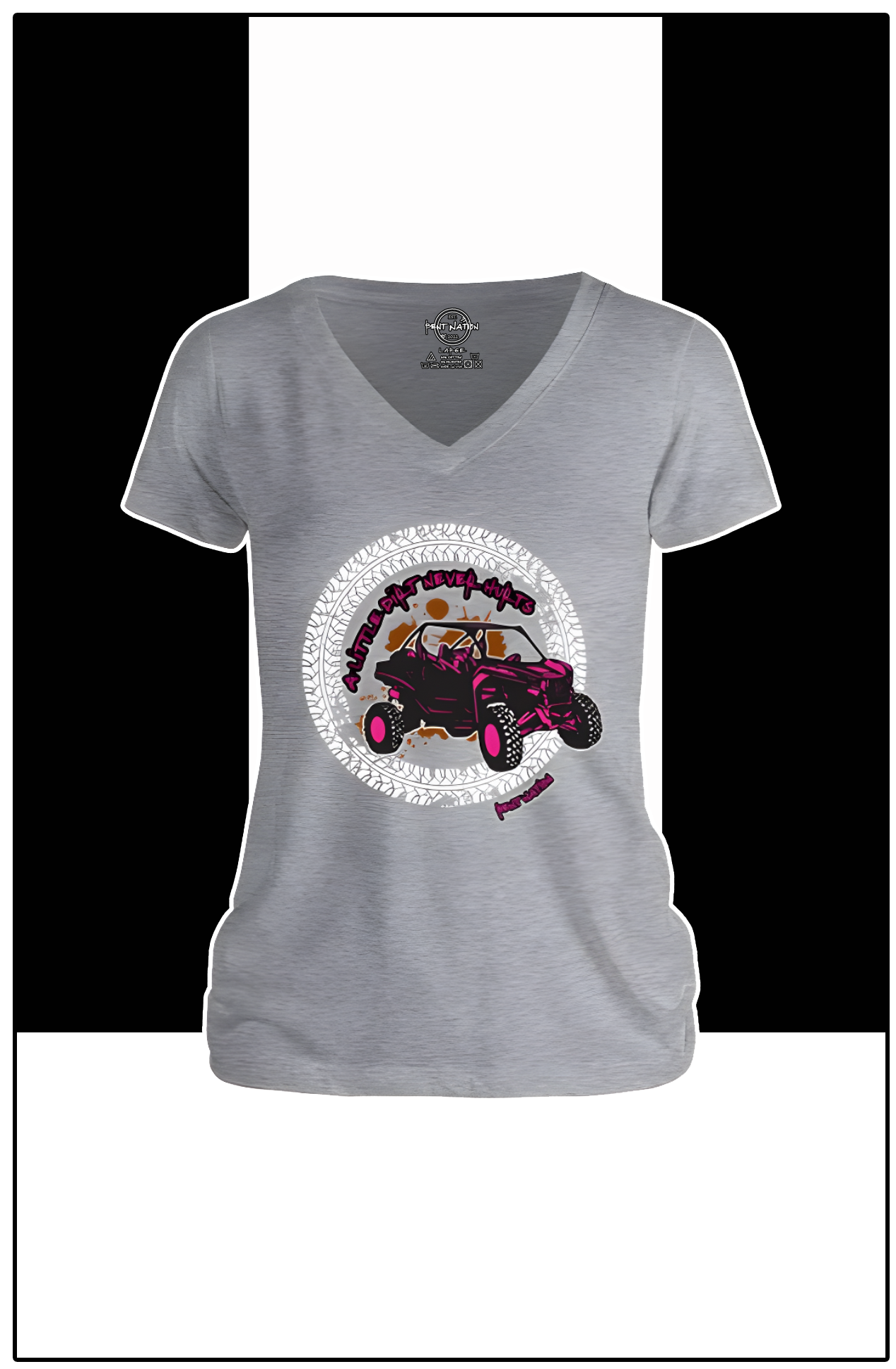 A Little Dirt Never Hurts Women's V-Neck