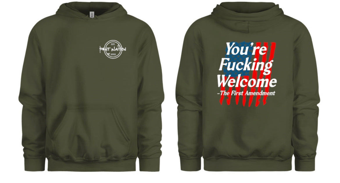 You're F*cking Welcome Men's Hoodie