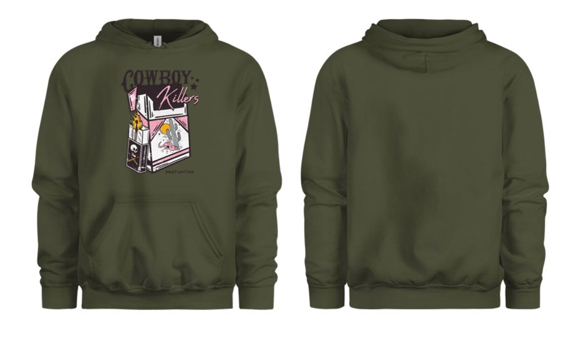 Cowboy Killers Women's Hoodie Pink & White