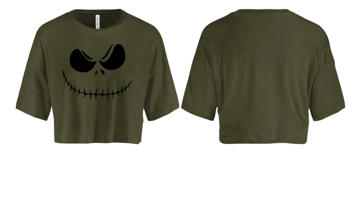 Nightmare Come True - Jack Skellington Halloween Women's Crop Top