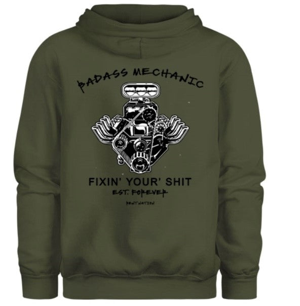 Badass Mechanic Fixin' Your Shit Men's Hoodie