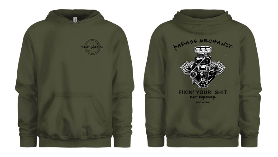 Badass Mechanic Fixin' Your Shit Men's Hoodie