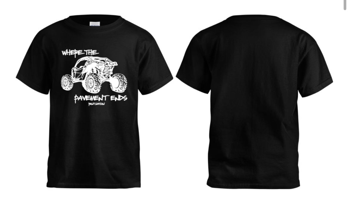 Where The Pavement Ends Kids T-Shirt