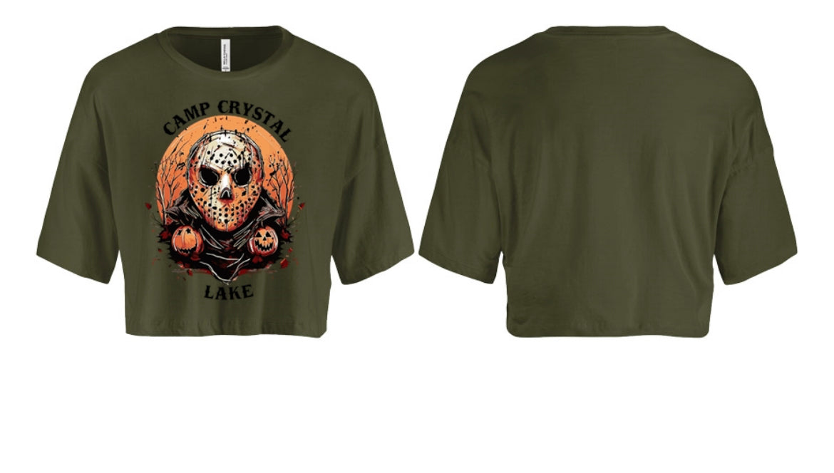 Camp Crystal Lake - Jason Halloween Women's Crop Top