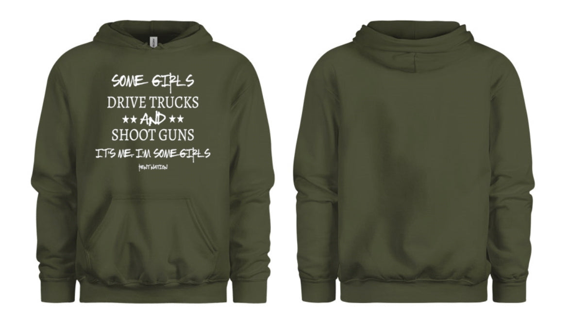 Some Girls Drive Trucks Women's Hoodie