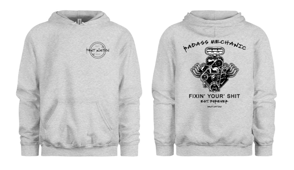 Badass Mechanic Fixin' Your Shit Men's Hoodie
