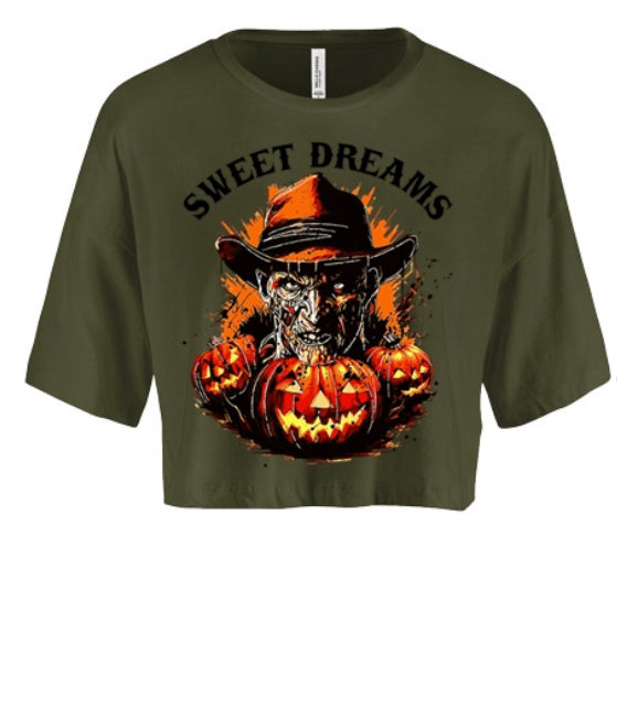 Sweet dreams - Freddy Halloween Crop Top