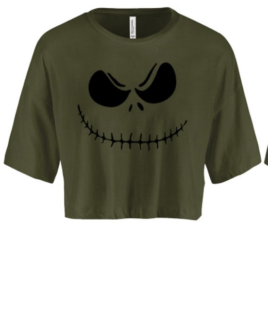Nightmare Come True - Jack Skellington Halloween Women's Crop Top