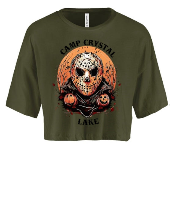 Camp Crystal Lake - Jason Halloween Women's Crop Top