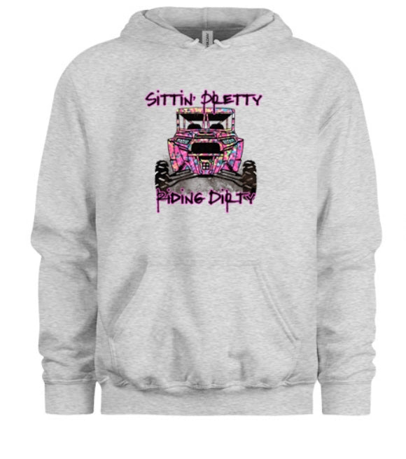 Sittn' Pretty Riding Dirty Women's Hoodie