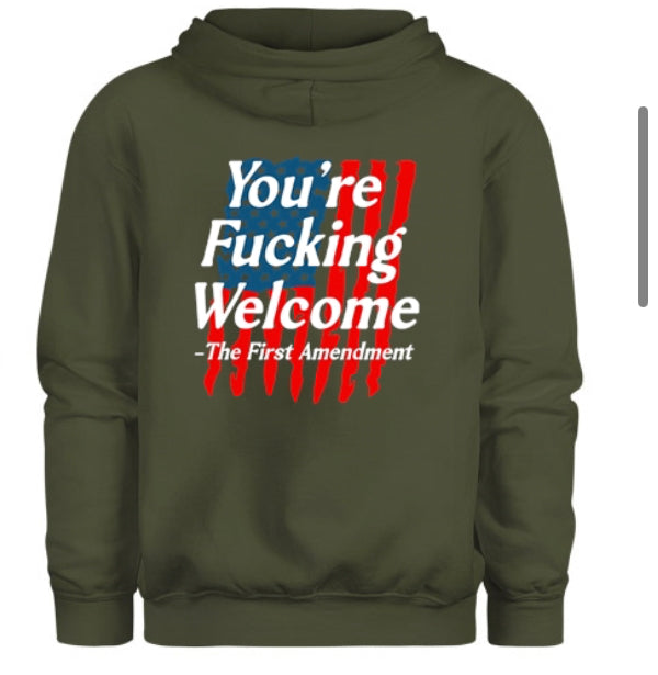 You're F*cking Welcome Men's Hoodie