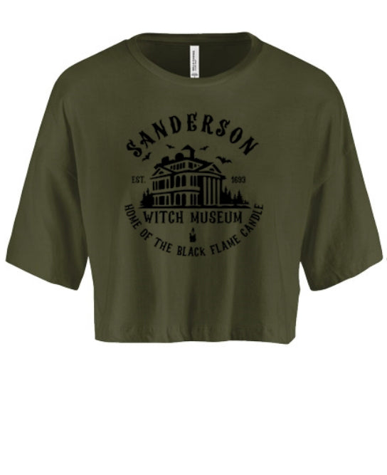 Sanderson Witch Museum Halloween Women's Crop Top