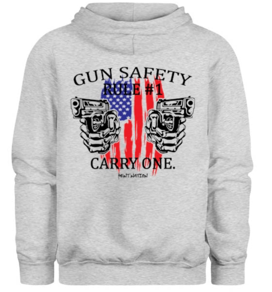 Gun Safety Rule #1 Carry One Men's Hoodie