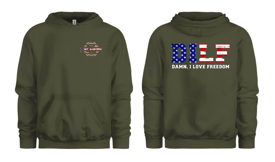 Damn, I Love Freedom Men's Hoodie
