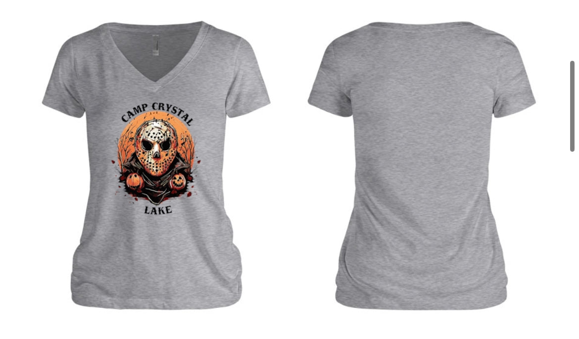 Camp Crystal Lake - Jason Halloween Women's V-Neck