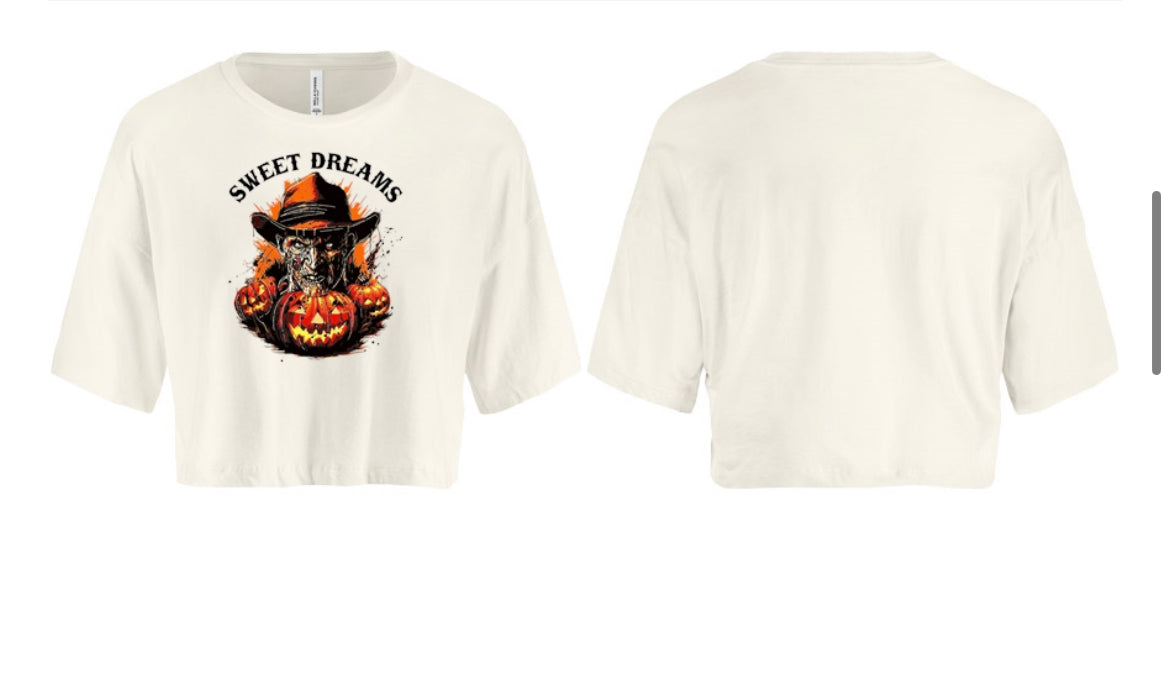 Sweet dreams - Freddy Halloween Crop Top