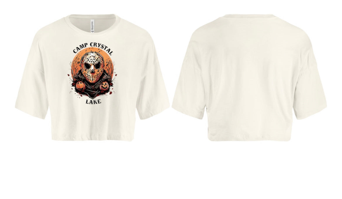 Camp Crystal Lake - Jason Halloween Women's Crop Top