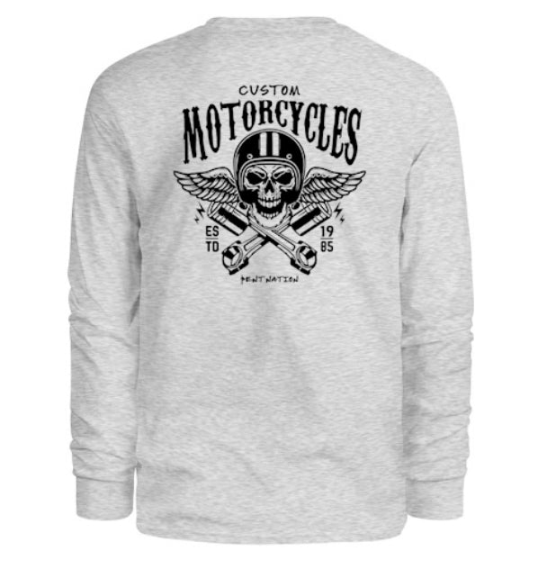 Custom Motorcycles Men's Long Sleeve Shirt
